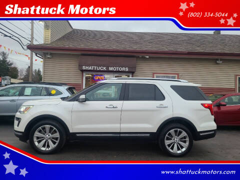 2019 Ford Explorer for sale at Shattuck Motors in Newport VT