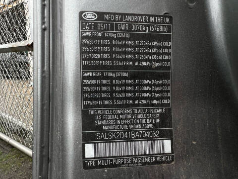 2011 Land Rover Range Rover Sport HSE