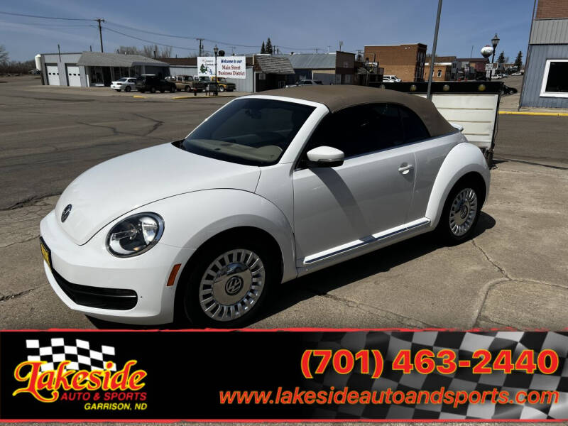 2013 Volkswagen Beetle Convertible for sale at Lakeside Auto & Sports in Garrison ND