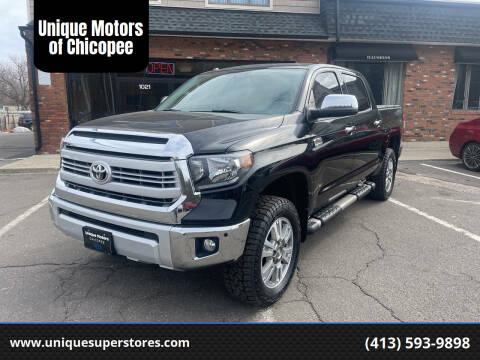 2015 Toyota Tundra for sale at Unique Motors of Chicopee in Chicopee MA