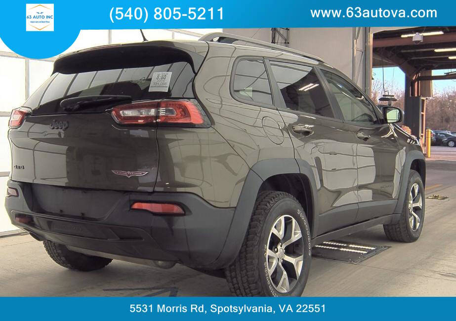 2014 Jeep Cherokee for sale at 63 Auto Inc in Spotsylvania, VA