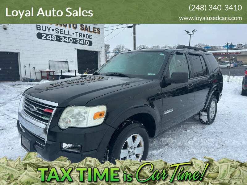 2008 Ford Explorer for sale at Loyal Auto Sales in Pontiac MI