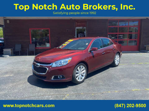 2016 Chevrolet Malibu Limited for sale at Top Notch Auto Brokers, Inc. in McHenry IL