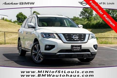 2020 Nissan Pathfinder for sale at Autohaus Group of St. Louis MO - 40 Sunnen Drive Lot in Saint Louis MO