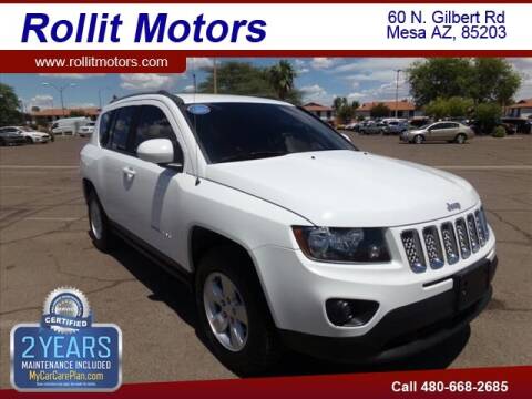 2016 Jeep Compass for sale at Rollit Motors in Mesa AZ