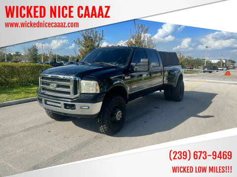 2005 Ford F-350 Super Duty for sale at WICKED NICE CAAAZ in Cape Coral FL