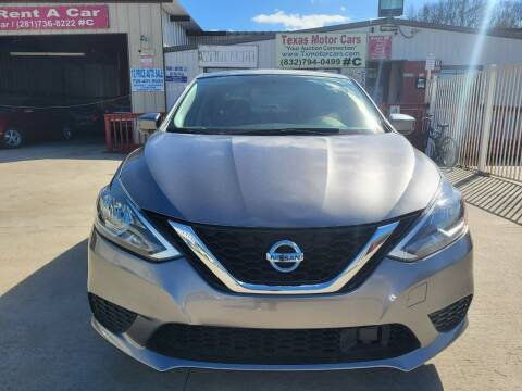 2019 Nissan Sentra for sale at TEXAS MOTOR CARS in Houston TX