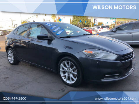 2013 Dodge Dart for sale at WILSON MOTORS in Stockton CA