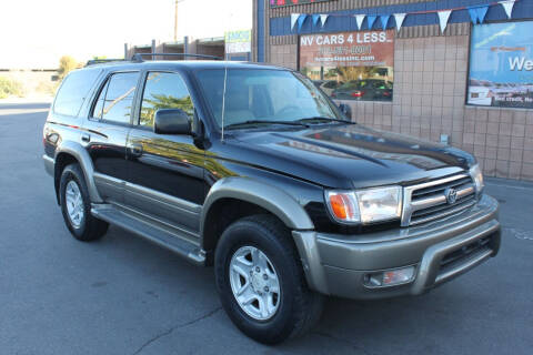 2000 Toyota 4Runner for sale at NV Cars 4 Less, Inc. in Las Vegas NV