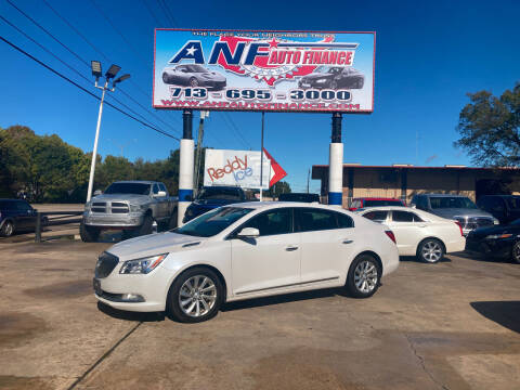 2015 Buick LaCrosse for sale at ANF AUTO FINANCE in Houston TX