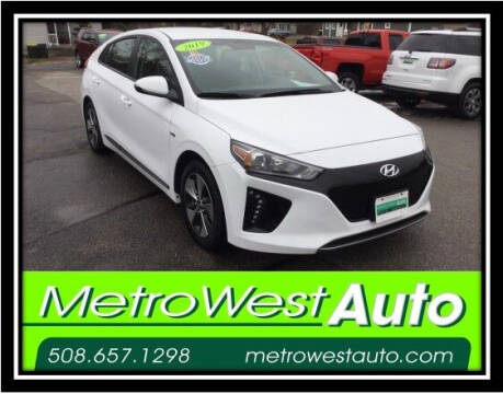 2019 Hyundai Ioniq Electric for sale at Metro West Auto in Bellingham MA
