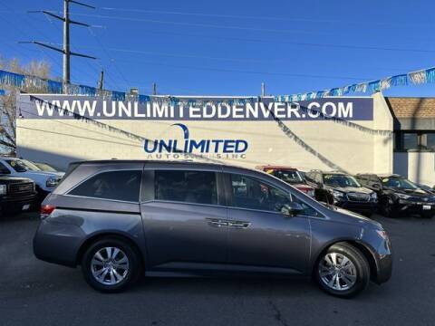 2015 Honda Odyssey for sale at Unlimited Auto Sales in Denver CO