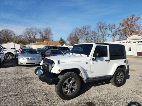 2018 Jeep Wrangler JK for sale at Eyler Auto Center Inc. in Rushville IL
