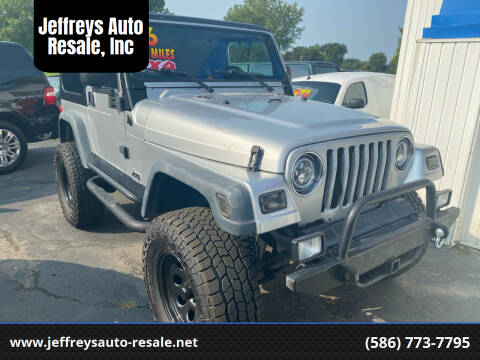 2006 Jeep Wrangler for sale at Jeffreys Auto Resale, Inc in Clinton Township MI