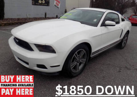 2012 Ford Mustang for sale at Pro-Motion Motor Co in Lincolnton NC