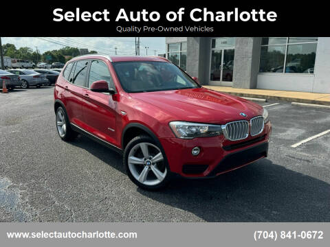2017 BMW X3 for sale at Select Auto of Charlotte in Matthews NC