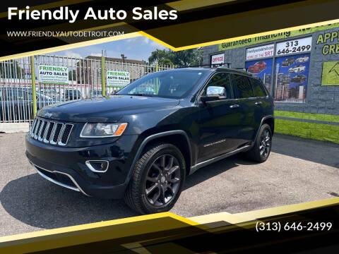 2015 Jeep Grand Cherokee for sale at Friendly Auto Sales in Detroit MI