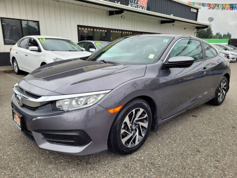 2016 Honda Civic for sale at Del Sol Auto Sales in Everett WA