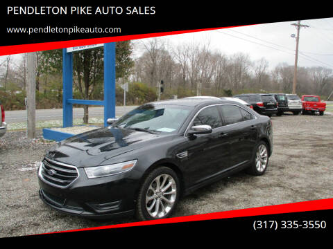 2013 Ford Taurus for sale at PENDLETON PIKE AUTO SALES in Ingalls IN