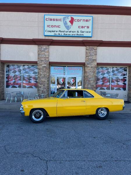 1966 Chevrolet Nova for sale at Iconic Motors of Oklahoma City, LLC in Oklahoma City OK