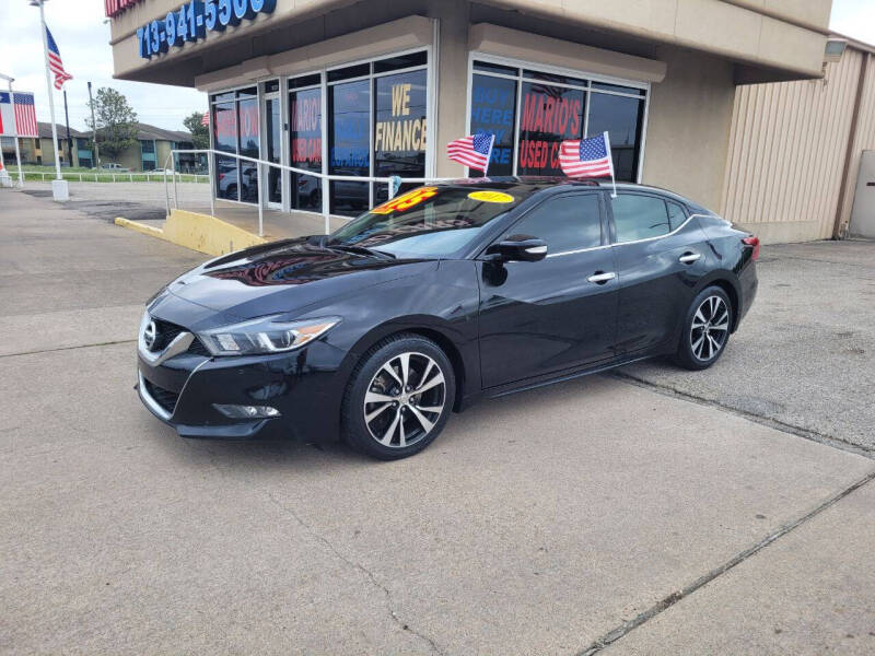 Used 2017 Nissan Maxima Platinum with VIN 1N4AA6AP4HC449505 for sale in Houston, TX