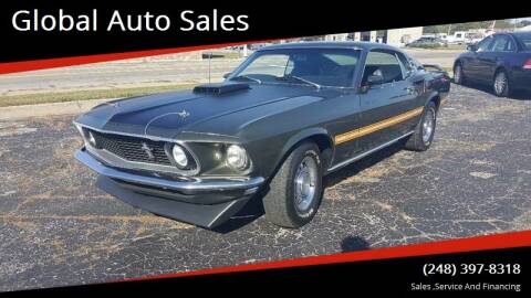 1969 Ford Mustang for sale at Global Auto Sales in Hazel Park MI