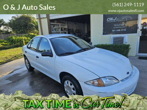 2000 Chevrolet Cavalier for sale at O & J Auto Sales in Royal Palm Beach FL
