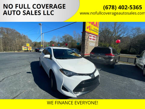2019 Toyota Corolla for sale at NO FULL COVERAGE AUTO SALES LLC in Austell GA