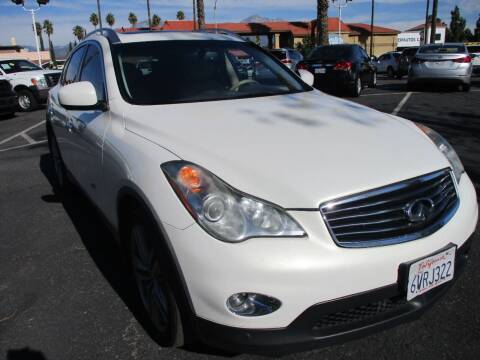 2012 Infiniti EX35 for sale at F & A Car Sales Inc in Ontario CA