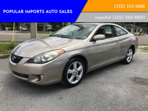2004 Toyota Camry Solara for sale at Popular Imports Auto Sales - Popular Imports-InterLachen in Interlachehen FL