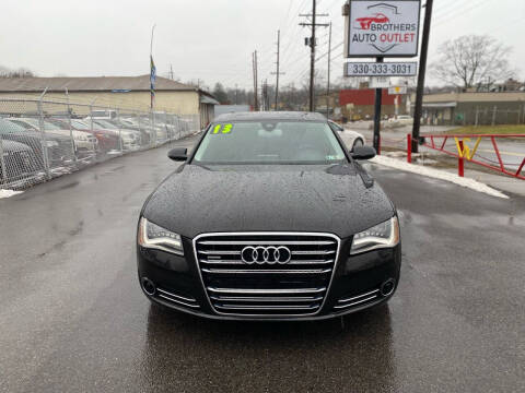 2013 Audi A8 for sale at Brothers Auto Group - Brothers Auto Outlet in Youngstown OH