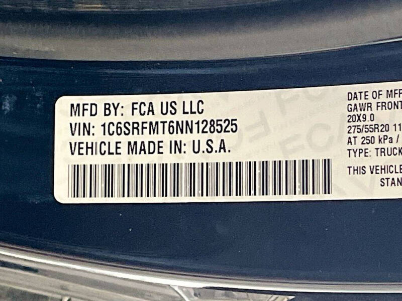 2022 RAM 1500