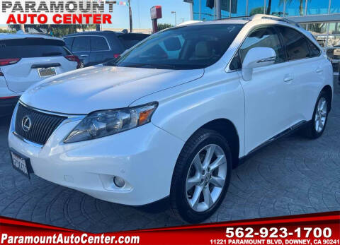 2011 Lexus RX 350 for sale at PARAMOUNT AUTO CENTER in Downey CA