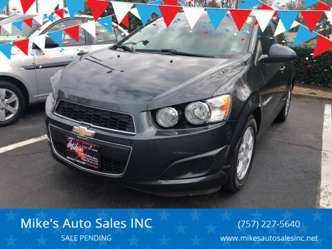 2014 Chevrolet Sonic for sale at Mike's Auto Sales INC in Chesapeake VA