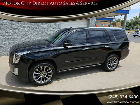 2020 Cadillac Escalade for sale at Motor City Direct Auto Sales & Service in Pontiac MI