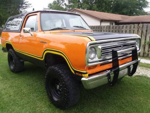 1975 Dodge Ramcharger for sale at Classic Car Deals in Cadillac MI