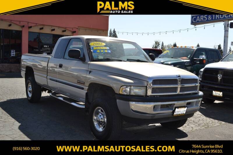 2002 Dodge Ram Pickup 2500 for sale at Palms Auto Sales in Citrus Heights CA