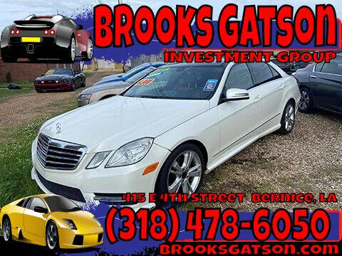 2013 Mercedes-Benz E-Class for sale at Brooks Gatson Investment Group in Bernice LA