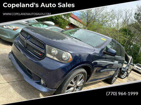 2013 Dodge Durango for sale at Copeland's Auto Sales in Union City GA