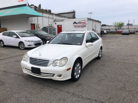 2005 Mercedes-Benz C-Class for sale at AutoPro Virginia LLC in Virginia Beach VA