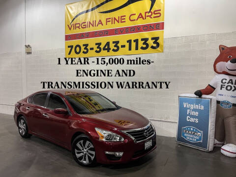 2014 Nissan Altima for sale at Virginia Fine Cars in Chantilly VA
