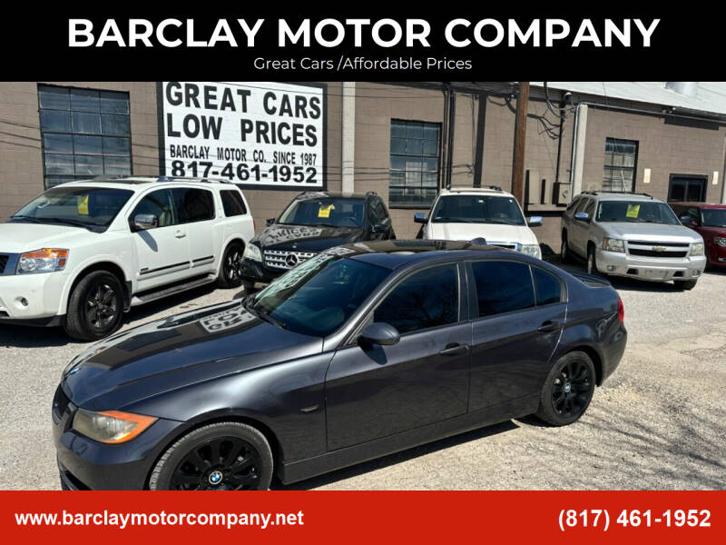 2007 BMW 3 Series for sale at BARCLAY MOTOR COMPANY in Arlington TX