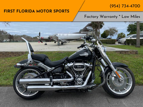 2022 Harley-Davidson Fat Boy 114 for sale at FIRST FLORIDA MOTOR SPORTS in Pompano Beach FL