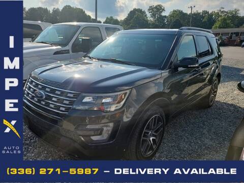 2017 Ford Explorer for sale at Impex Auto Sales in Greensboro NC