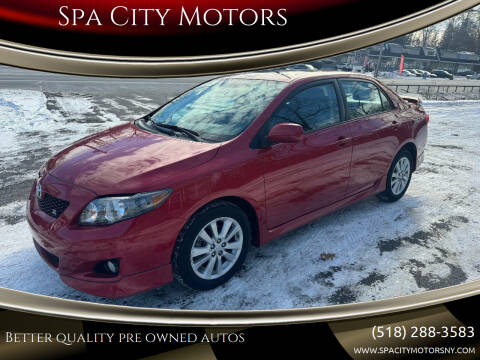 2010 Toyota Corolla for sale at Spa City Motors in Ballston Spa NY