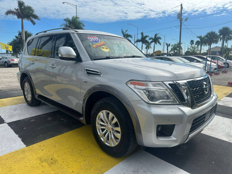 Used 2017 Nissan Armada SV with VIN JN8AY2ND3H9004706 for sale in Melbourne, FL