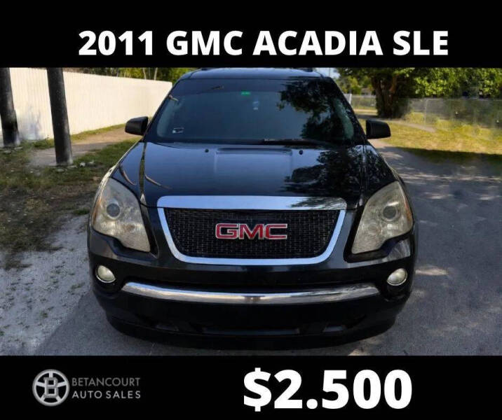 2011 GMC Acadia SLE