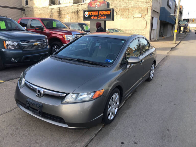 2007 Honda Civic for sale at STEEL TOWN PRE OWNED AUTO SALES in Weirton WV