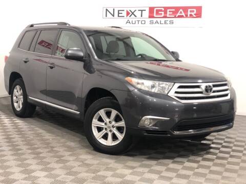 2013 Toyota Highlander for sale at Next Gear Auto Sales in Westfield IN