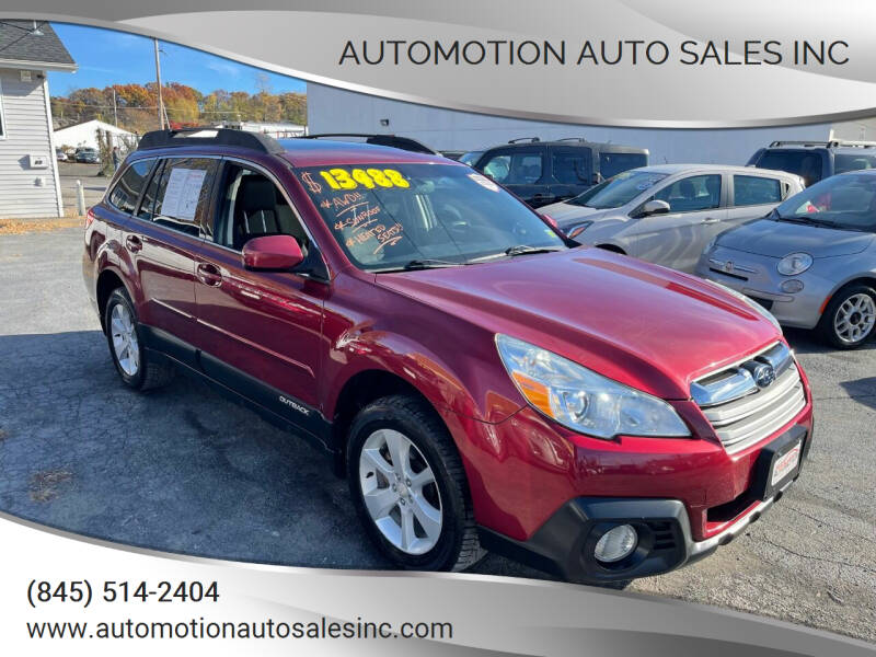 2014 Subaru Outback for sale at Automotion Auto Sales Inc in Kingston NY